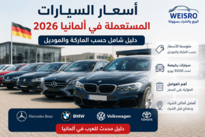أسعار السيارات المستعملة في ألمانيا 2026 دليل شامل للماركات مثل مرسيدس وBMW وسيارات رخيصة للعرب في ألمانيا