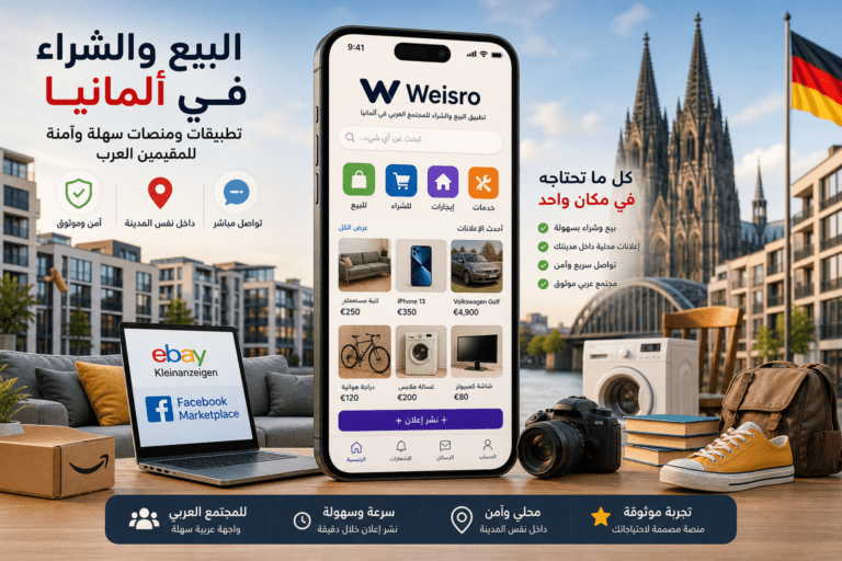 بيع وشراء السيارات في ألمانيا للعرب 2026 وايسرو weisro