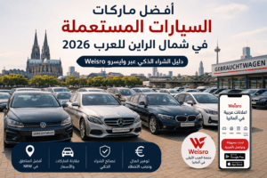 أفضل السيارات المستعملة للعرب في شمال الراين — دليل الشراء الذكي عبر وايسرو Weisro